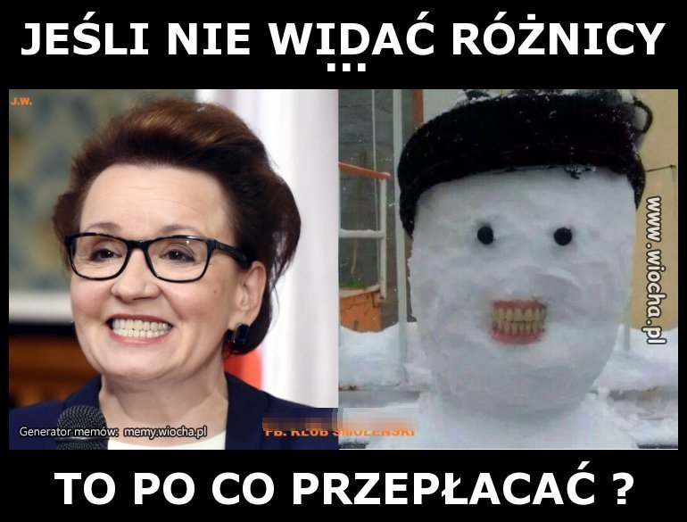 JEŚLI NIE WIDAĆ RÓŻNICY...