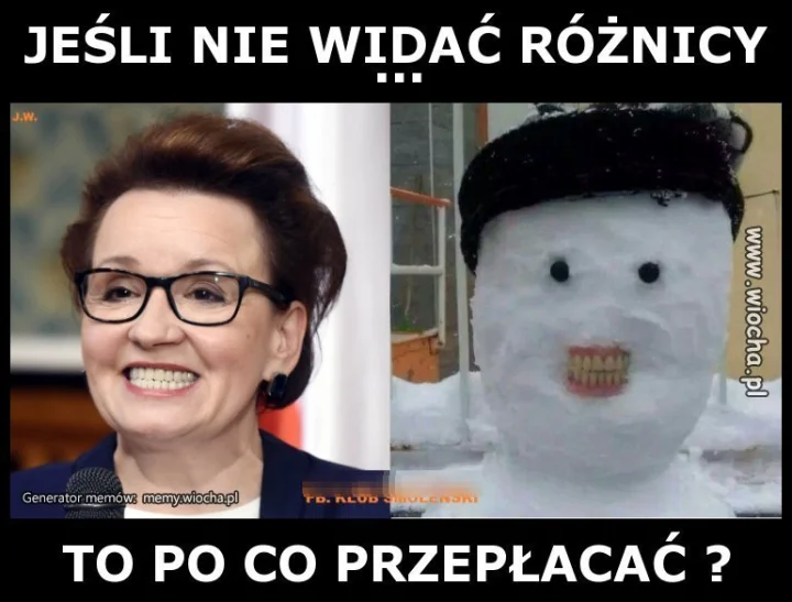JEŚLI NIE WIDAĆ RÓŻNICY...