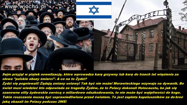 Żydzi z Izraela i instytutu`Jad`Vashem oburzeni,że