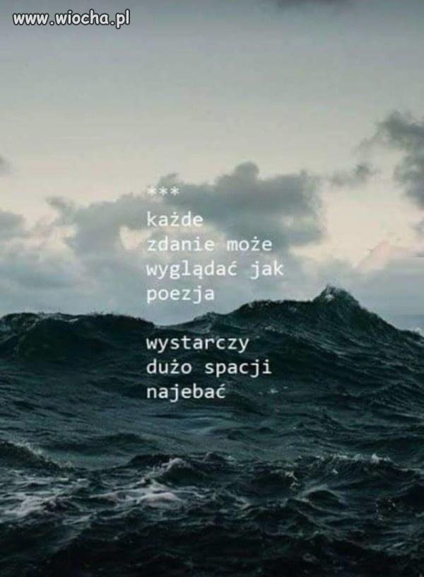 Krótko o poezji