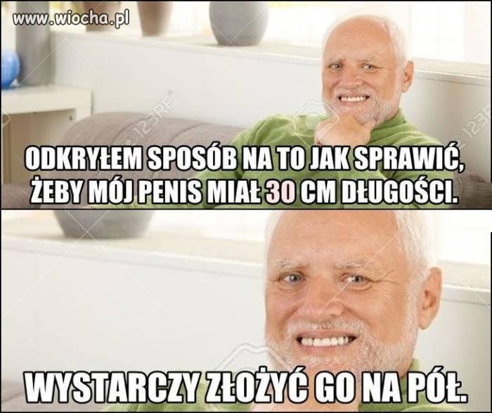 Jakbym go złożył, miałbym pół centymetra