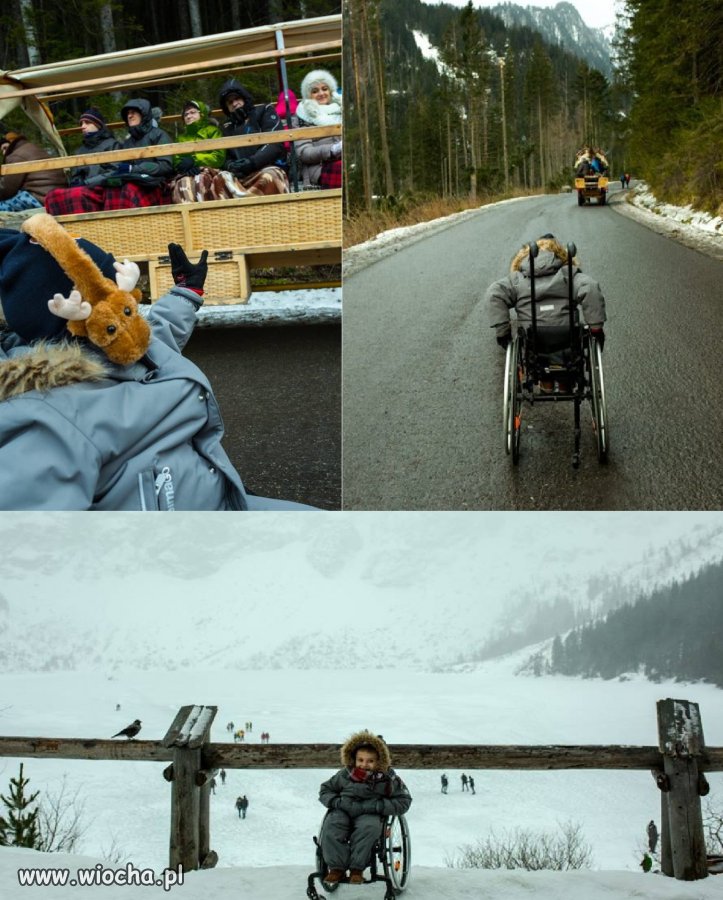 Niepełnosprawny 5-latek wjechał na Morskie Oko