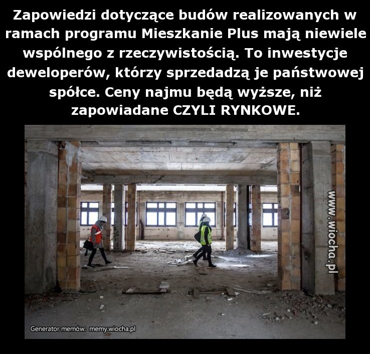 Zamiast MIESZKANIE +  mamy FRAJER Z MAXCZYNSZEM +