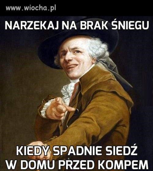 Narzekaj na brak śniegu