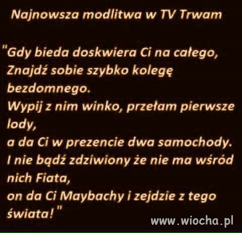 Najnowsza modlitwa 