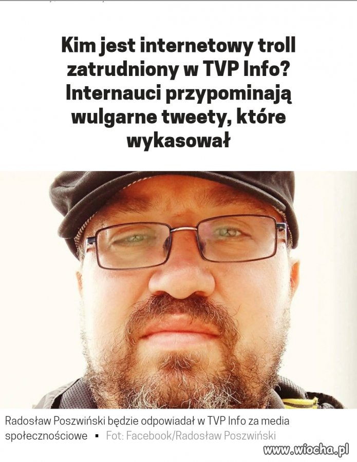 Był trollem dostał posadę w TVpis