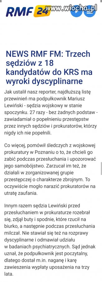 Kandydaci PiS do KRS