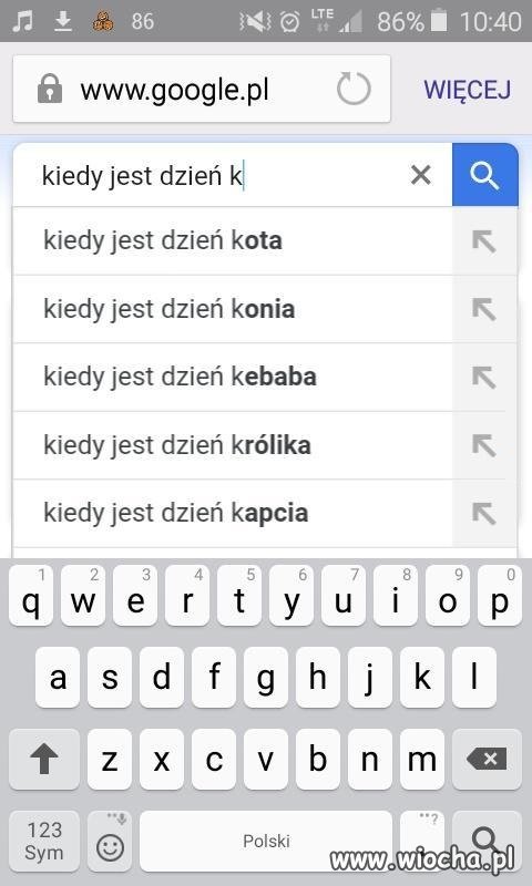Najważniejsze dni na K