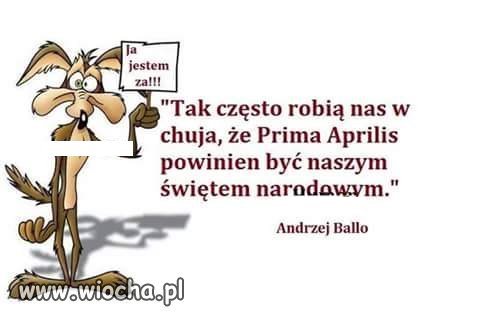 Już niedługo 1 kwietnia