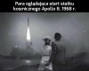 Ona czeka na start innej rakiety