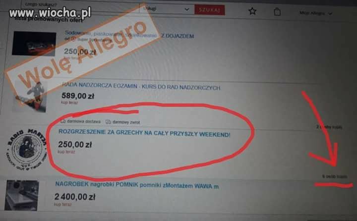 Wszystko jest tylko kwestią ceny... 