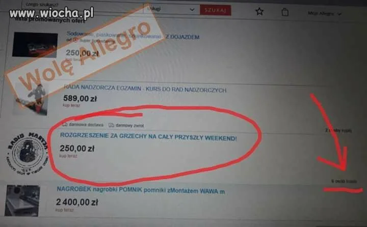Wszystko jest tylko kwestią ceny... 