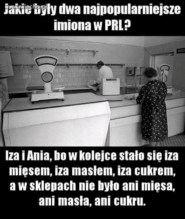 Popularne imiona w prl