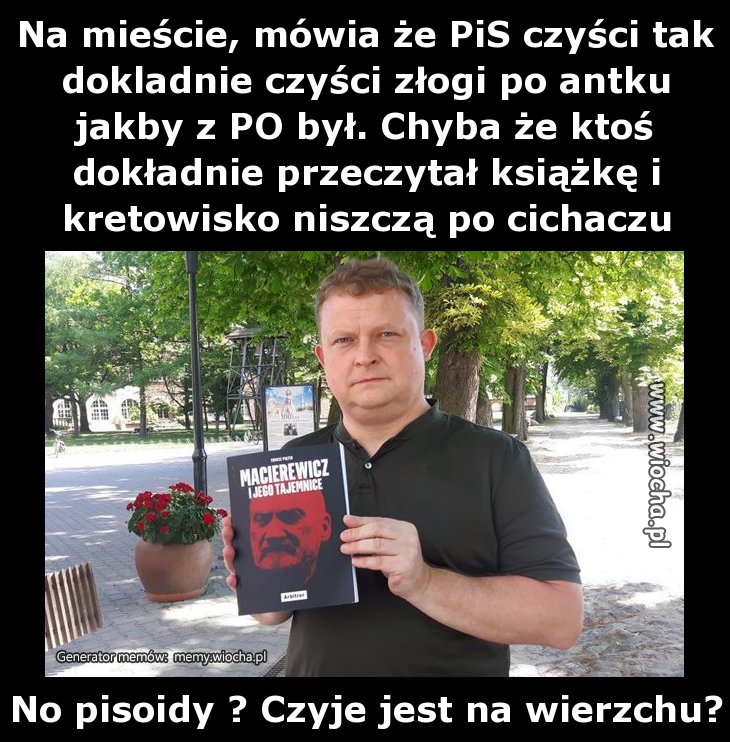 Wielką miotła w monie