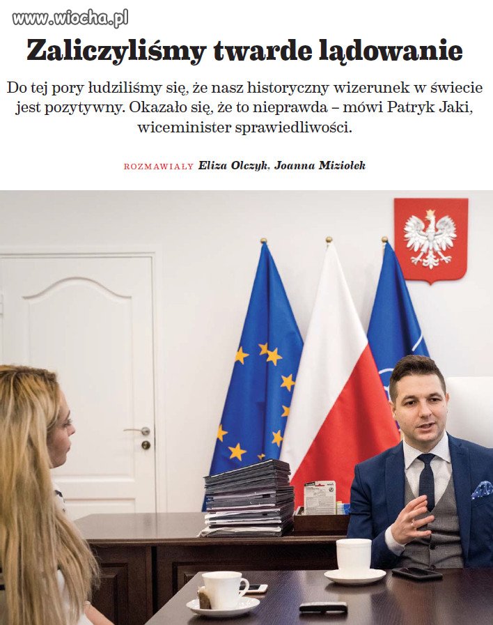 Twarde lądowanie Patryka Jakiego