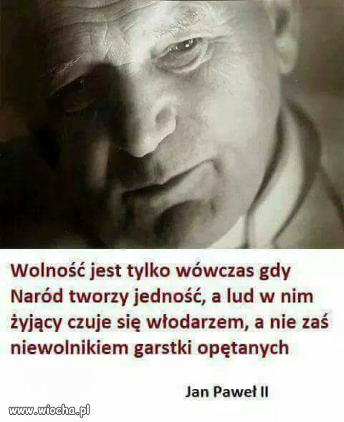 Dla pisowców Jan Paweł II , to portret 