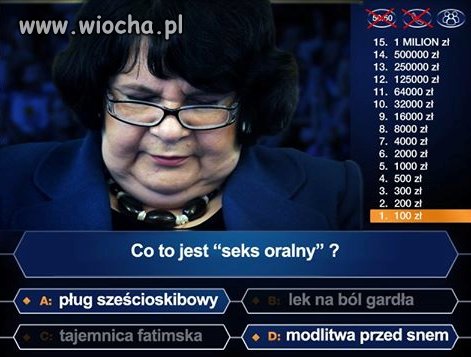 W jej przypadku