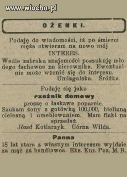 Ożenki