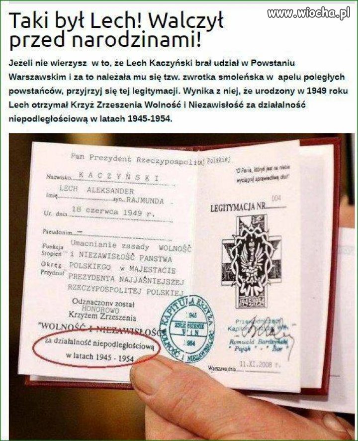 Lech Kaczyński to był prawdziwy bożek. 