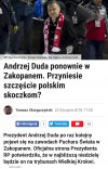 Panie Prezydencie taka prośba od kibiców skoków 