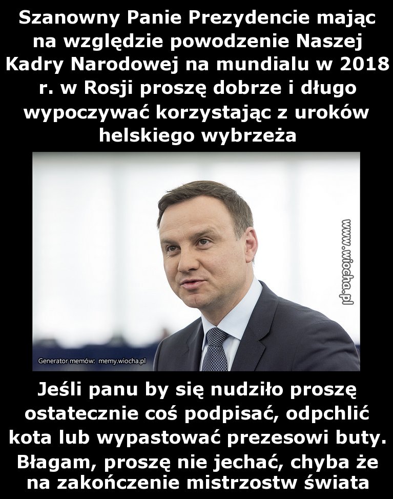 Szanowny Panie Prezydencie mając na względzie