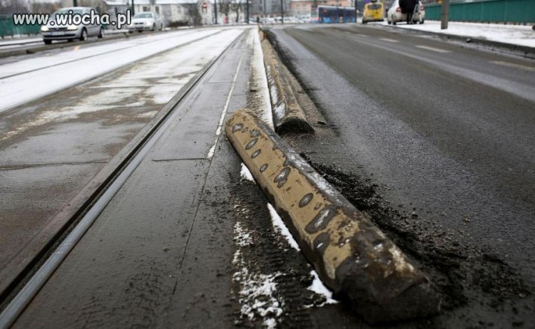 Separator winny kolizji limuzyny prezydenta