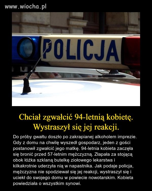 Chciał zaszaleć