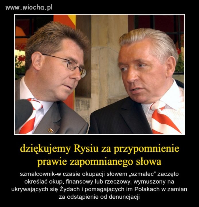 Oj Rysiu pysiu a na ilu swoich kolegów doniosłeś?