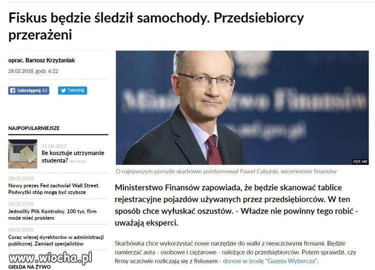 Fiskus będzie śledził - aby więcej wyrwać