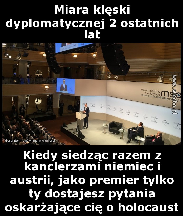 Miara klęski dyplomatycznej 2 ostatnich lat