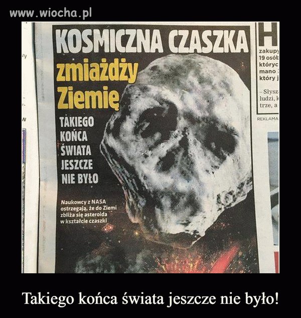 Strzeżcie się "kosmicznej czaszki"