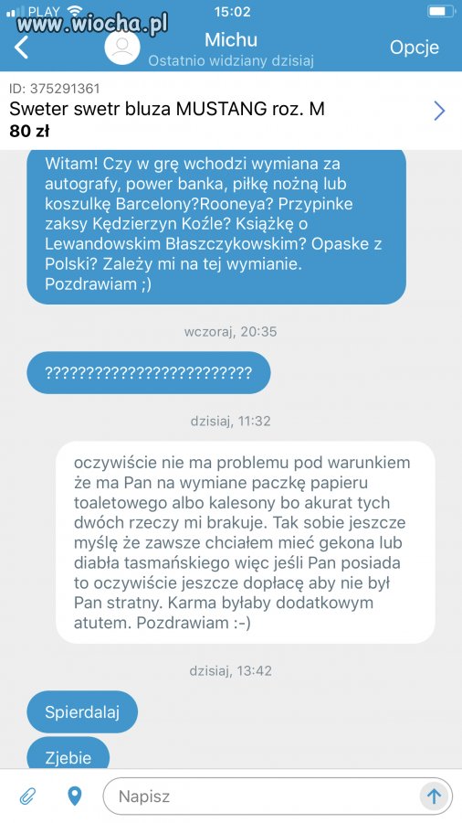 Na głupie pytania są głupie...