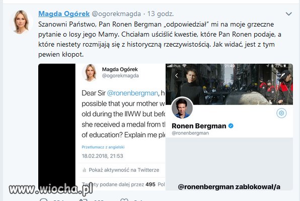 Prowokator nie potrafił odpowiedzieć to blokuje
