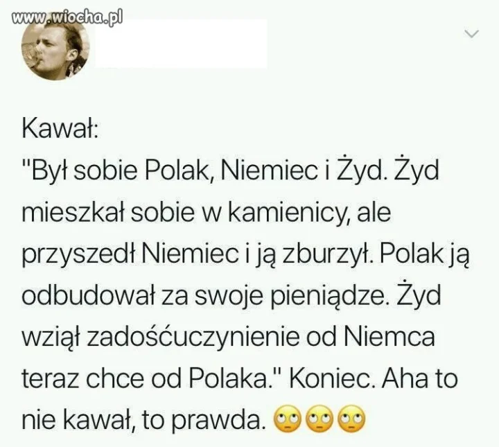 Niestety tak jest