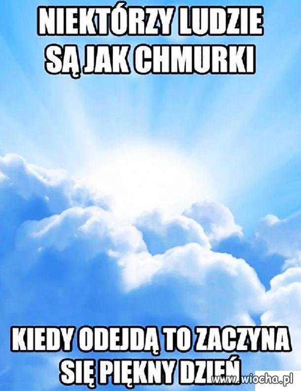 Ludzie są jak chmurki