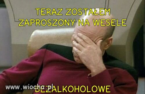 Byłem na weselu wegetariańskim. 