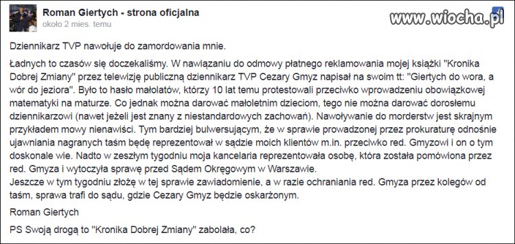 "Giertych do wora..."
