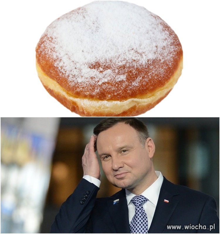 Pączek z budyniem