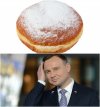 Pączek z budyniem