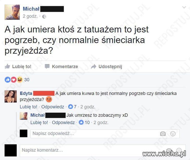 A jak ktoś umiera