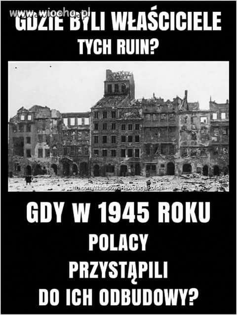 Przyszli jak już było gotowe i mówią, że ich.