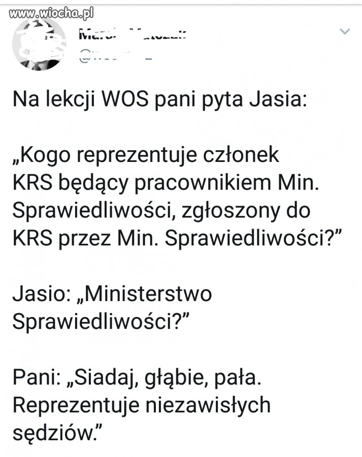 Na lekcji WOS