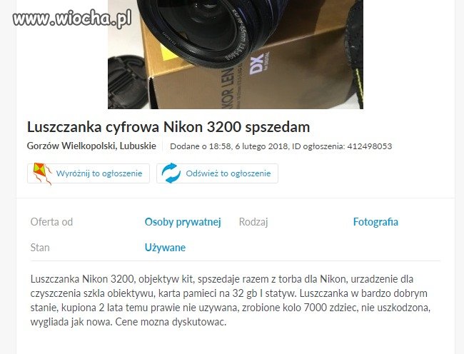 Nowy typ aparatu