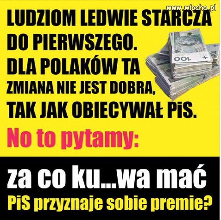 żeby nie było...PO też sobie przyznawała ale