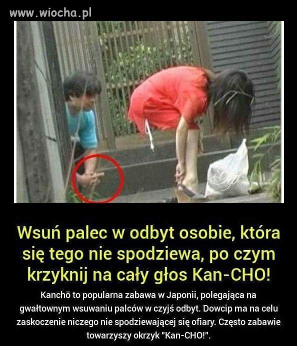 Japonia bawi się anal nie
