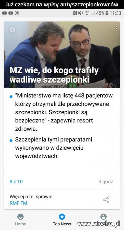 I znów szczepionki