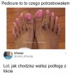 Fajny pedicure
