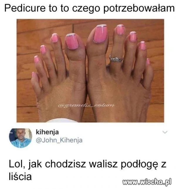 Fajny pedicure