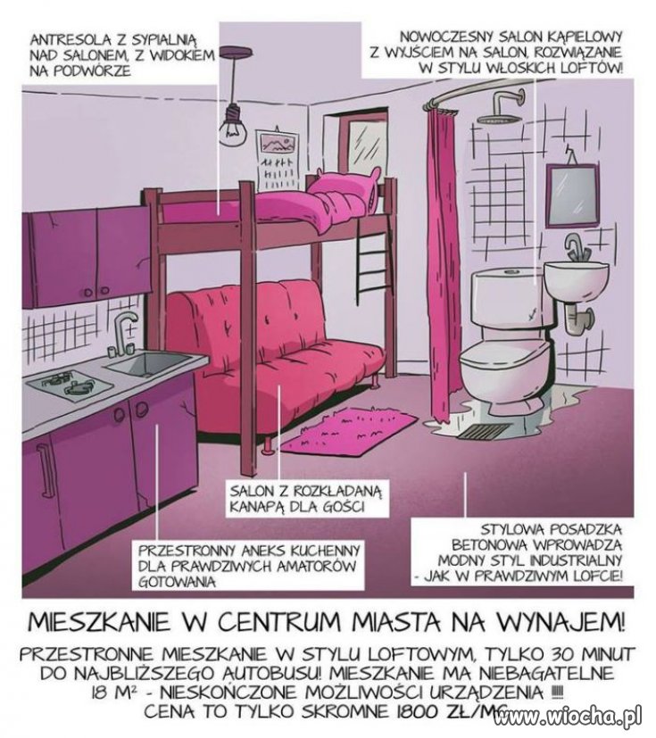 Pokoje do wynajęcia