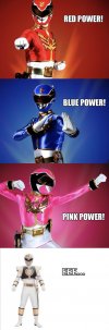 White ... go go Power Rangers ? 